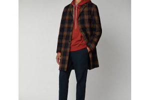 Bild von Check Long Tailored Coat