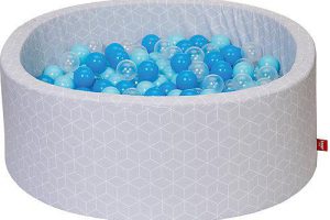 Bild von KNORRTOYS.COM Bällebad soft – „Geo cube grey“ – 300 balls soft