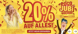 Bild von 20% Rabatt auf Alles bei POCO