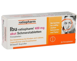 Bild von IBU-ratiopharm 400mg akut Schmerztabletten