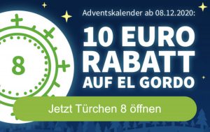Bild von Lotto Adventskalender Tag 8: El Gordo Los mit 30% Rabatt (auch für Bestandskunden)