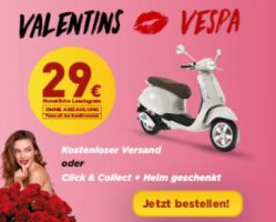 Bild von Deine Valetins Vespa nur 29 EUR im Monat!
