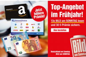 Bild von 13 Ausgaben BILD am SONNTAG fast geschenkt!