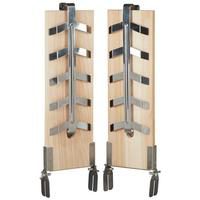 Bild von relaxdays Räucherbrett Flammlachsbretter im 2er Set, Holz