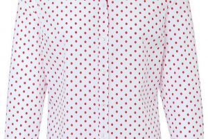 Bild von Tupfen-Bluse Peter Hahn weiss