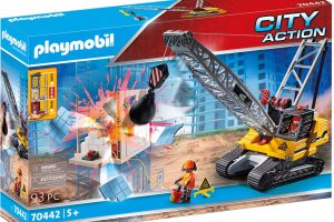 Bild von PLAYMOBIL City Action 70442 Seilbagger mit Bauteil