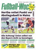 Bild von 12 Ausgaben Fussball Woche statt 36€ nur 1€