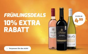 Bild von Weinvorteil Sale mit bis zu 50% Rabatt + 10% Gutschein auf Alles