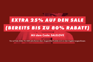 Bild von Asos Mega Sale: 80% Rabatt + 25% EXTRA Rabatt mit dem CODE: SALELOVE
