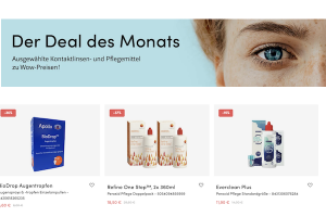 Bild von Apollo Deal des Monats: Ausgewählte Kontaktlinsen und Pflegemittel zu WOW Preisen!