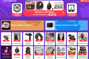 Bild von Bis zu 70% Rabatt zum Single Day!