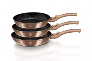 Bild von 3-teiliges Bratpfannen-Set von Berlinger Haus (roségold)