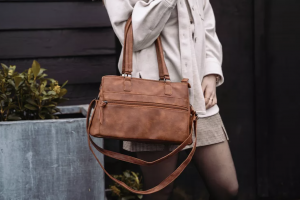 Bild von Cognacfarbene Shopper-Tasche von Jack Milles
