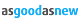 asgoodasnew.de Logo