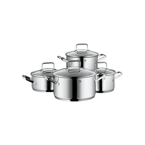 Produktbild von Töpfe, Kochgeschirr-Set, 4-teilig, säurefest, Hohlgriffe, 300 x 570 x 240 mm