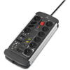 Produktbild von Renkforce RF-5083154 Master/Slave-Steckdosenleiste 10fach Schwarz, Aluminium Schutzkontakt