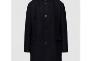 Bild von Mantel mit Label-Details Modell ‚Mikos‘