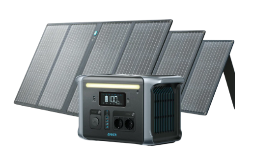 Produktbild von Anker Solargenerator 757(Anker 757 PowerHouse – 1229Wh | 1500W mit 3× 100W Solarpanel)