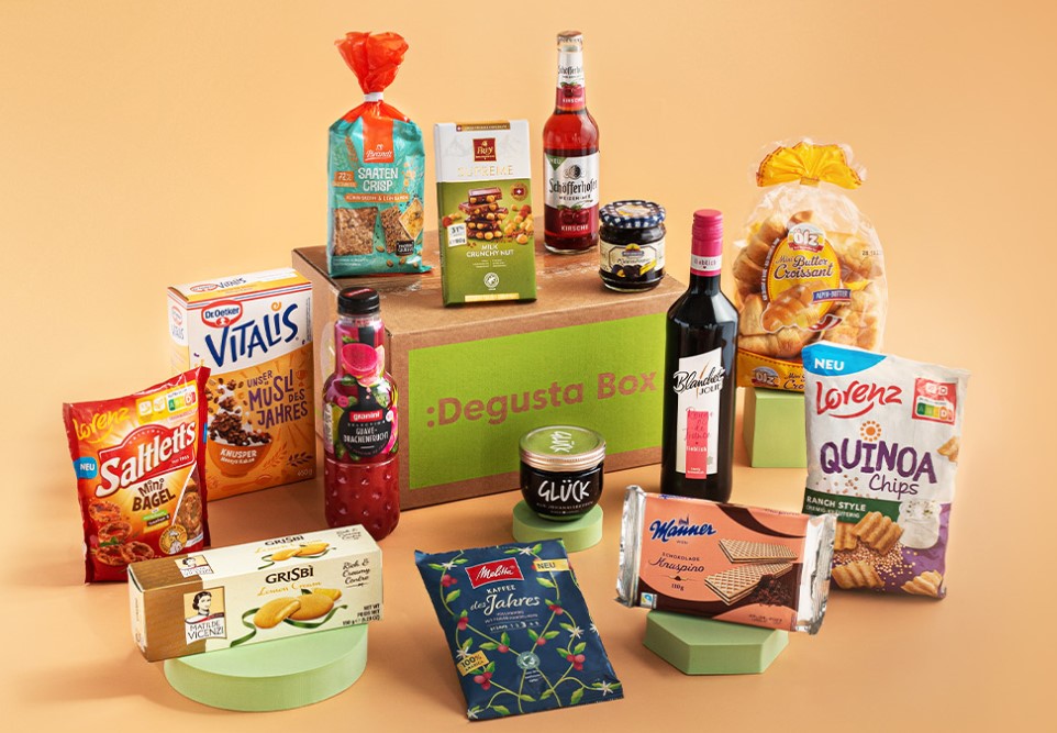 Produktbild von Deine Entdeckungsbox – Spare 6€ mit exklusiven Code: DEGUSTASB
