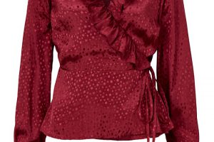 Bild von Cream Wickelbluse rot Damen