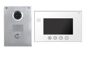 Bild von Türsprechanlage mit Kamera VT551 + VT670W-Weiss