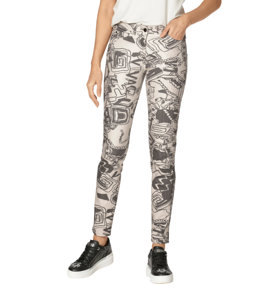 Produktbild von AMY VERMONT Jeans mit allover Druck
