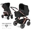 Bild von ABC Design Kombi-Kinderwagen Salsa 4 Air – inkl. Babywanne & Sportsitz – Diamond Edition – Rose Gold 12001552004