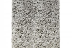 Bild von HAY – Shaggy Teppich 140x200cm – warmgrau/handgewebt/reine Wolle