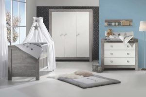 Bild von 3-tlg. Babyzimmer Nordic Driftwood mit 3-türigem Kleiderschrank
