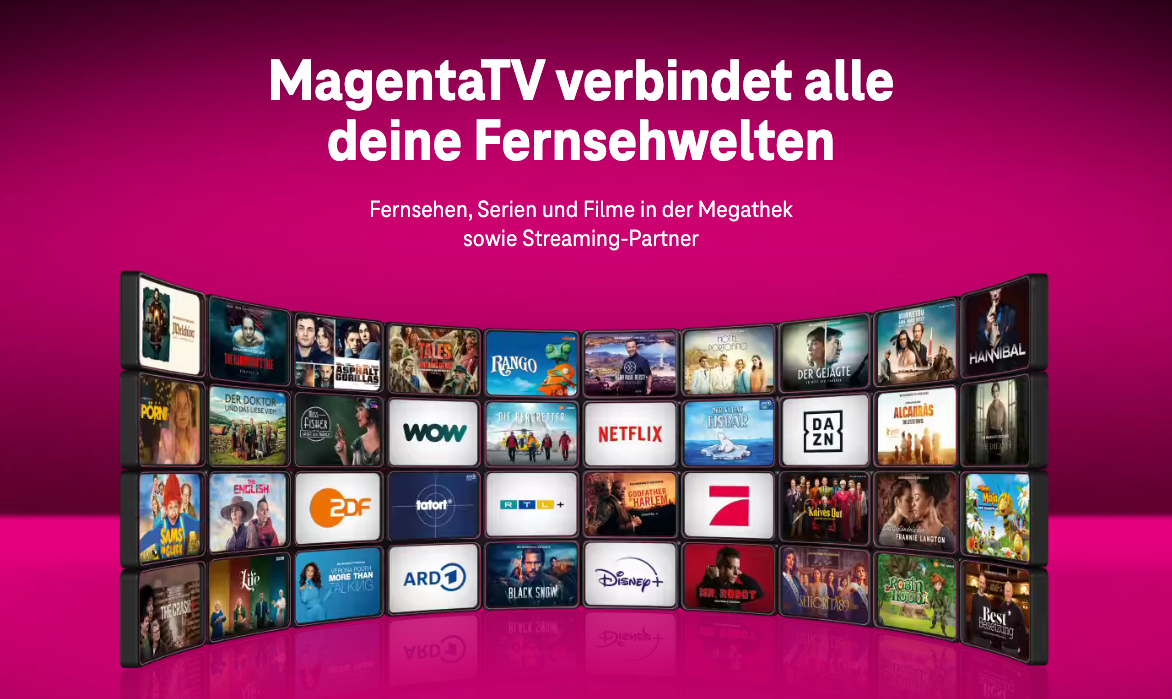 Bild von 🔥 Hol dir jetzt 6 Monate GRATIS: Genieße 100 TV-Sender + RTL Plus Premium (via MagentaTV) für nur effektiv 5€ pro Monat über 24 Monate dank 60€ Guthaben!