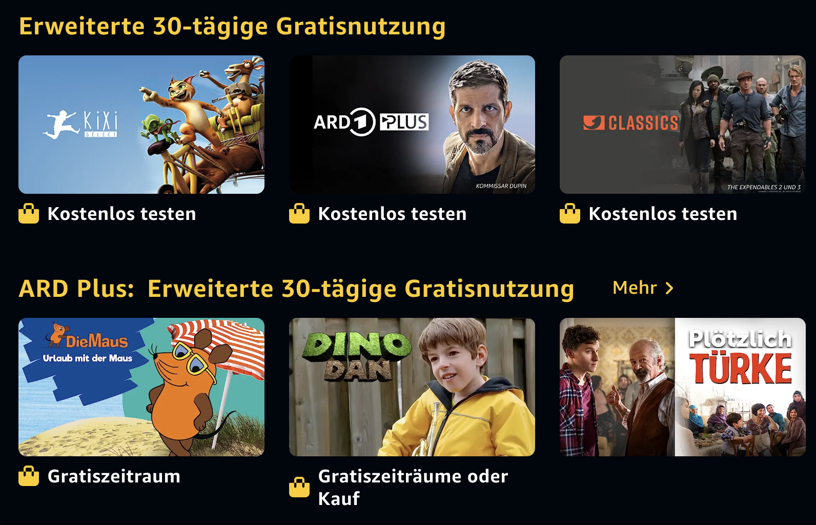 Bild von Amazon: Prime Video Channels – 25 Kanäle für 30 Tage Gratis streamen
