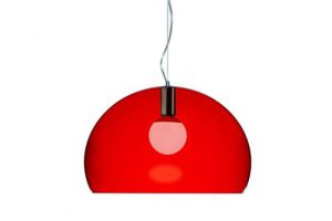 Bild von Kartell FL/Y Pendelleuchte Rot Klein