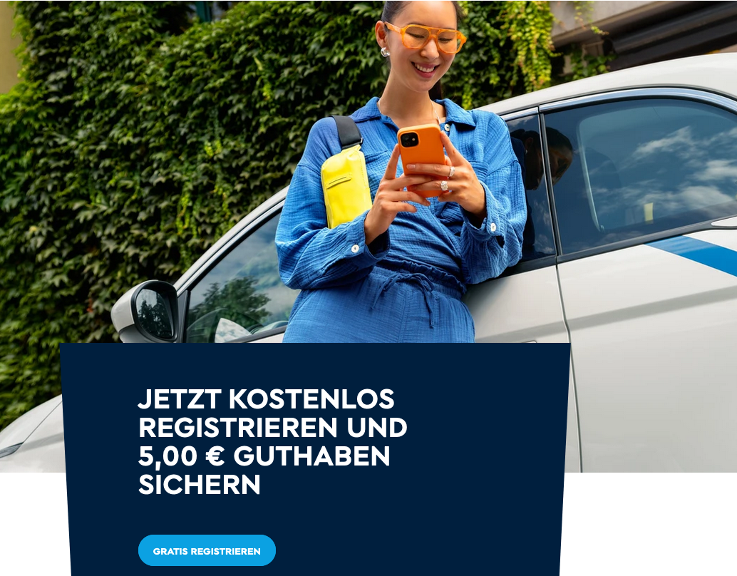 Bild von Jetzt kostenlos registrieren und 5,00 € Guthaben sichern!