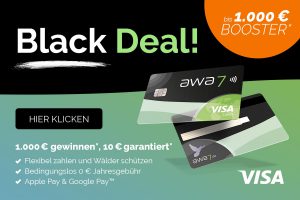 Bild von Der awa7® Black Deal mit BlackBooster – 1.000 € gewinnen*, 10 € garantiert*!