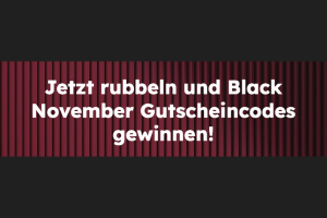 Bild von AEG Black November Minispiel: Jetzt rubbeln und Black November Gutscheincodes gewinnen!