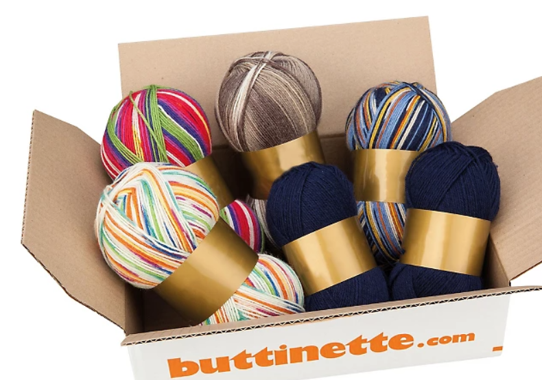 Produktbild von Überraschungspaket Sockenwolle, 500 Gramm