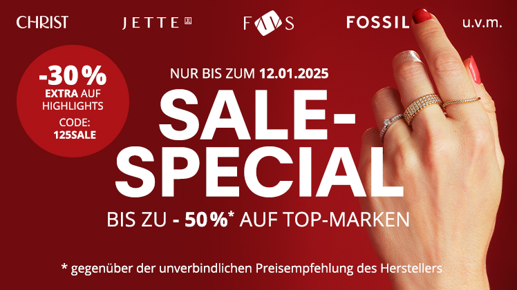 Produktbild von Schmuck Sale: Bis zu 50% Rabatt + 30% EXTRA-Rabatt auf ausgewählte Highlights