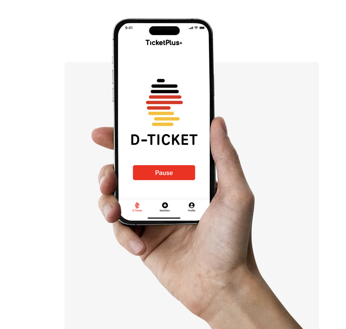 Produktbild von Deutschland-Ticket für 58€ + 60€ Bonus geschenkt + Pausierbar + E-Bike Freiminuten