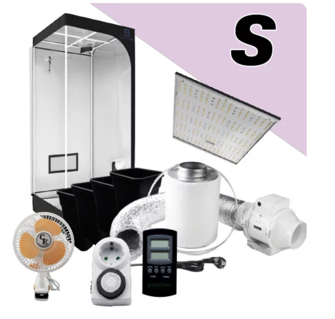 Produktbild von Growbox Komplettsets für 3 Pflanzen