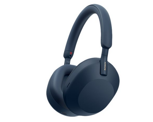 Produktbild von Sony WH-1000XM5 hovedtelefoner med m Kopfhörer 10 m 40 KHz Blau (WH1000XM5L.CE7)