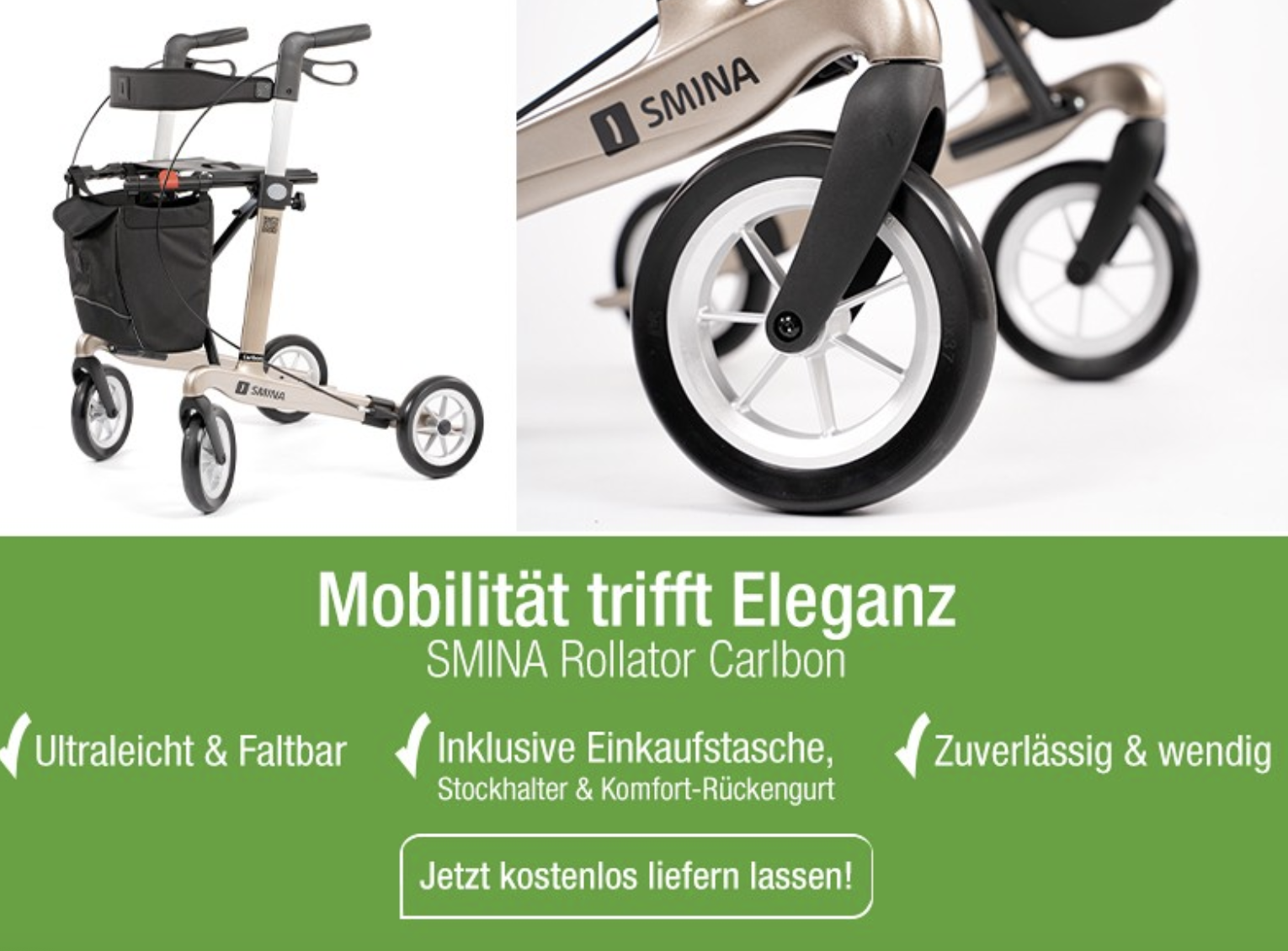 Bild von Sicherheit trifft Lebensfreude – Mit einem Rollator bleibt Bewegung ein Stück Freiheit