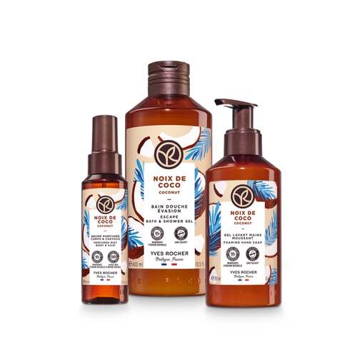 Produktbild von Trio Kokosnuss Reinigt, spendet Feuchtigkeit und verleiht einen zarten Duft.