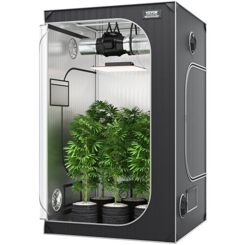 Produktbild von VEVOR Grow-Zelt, 48 x 48 x 80 Zoll, Indoor-Growzelt