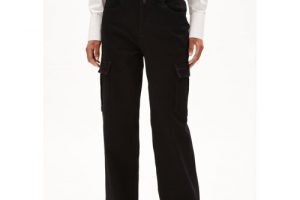 Bild von ARMEDANGELS HAAYI PKT – Frauen Baggy Fit Jeans – schwarz 25/32