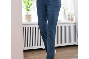 Bild von Avena Bequembundjeans Powerstretch – Blue Denim – female – Size: 46