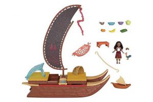 Bild von Mattel Vaiana Spielset mit kleiner Puppe Vaiana und Schiff
