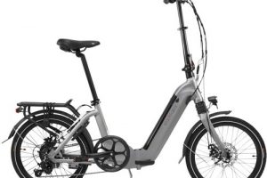 Bild von AsVIVA E-Bike 20 Zoll Klapprad B13 Stadtfalter 36V 14,0Ah Elektro-Klapprad Elektrofahrrad Pedelec grau