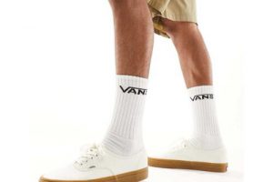 Bild von Vans Authentic – Sneaker in gebrochenem Weiß mit Gummisohle Weiß 40.5