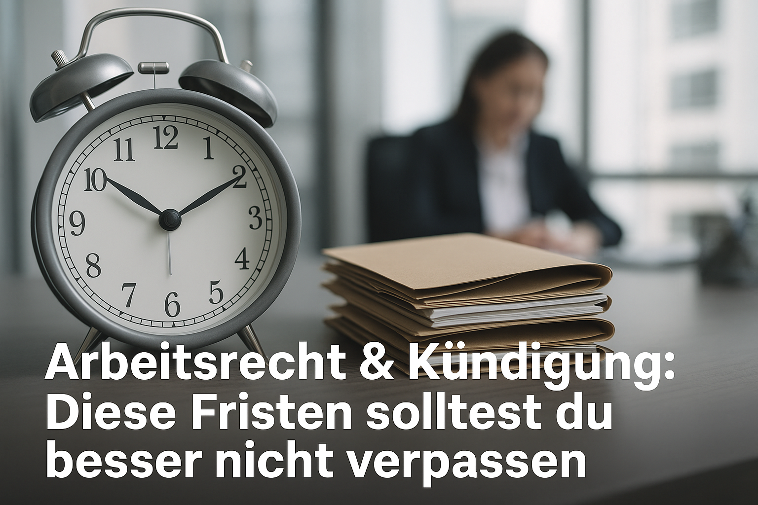 Bild von Arbeitsrecht & Kündigung: Diese Fristen solltest du besser nicht verpassen