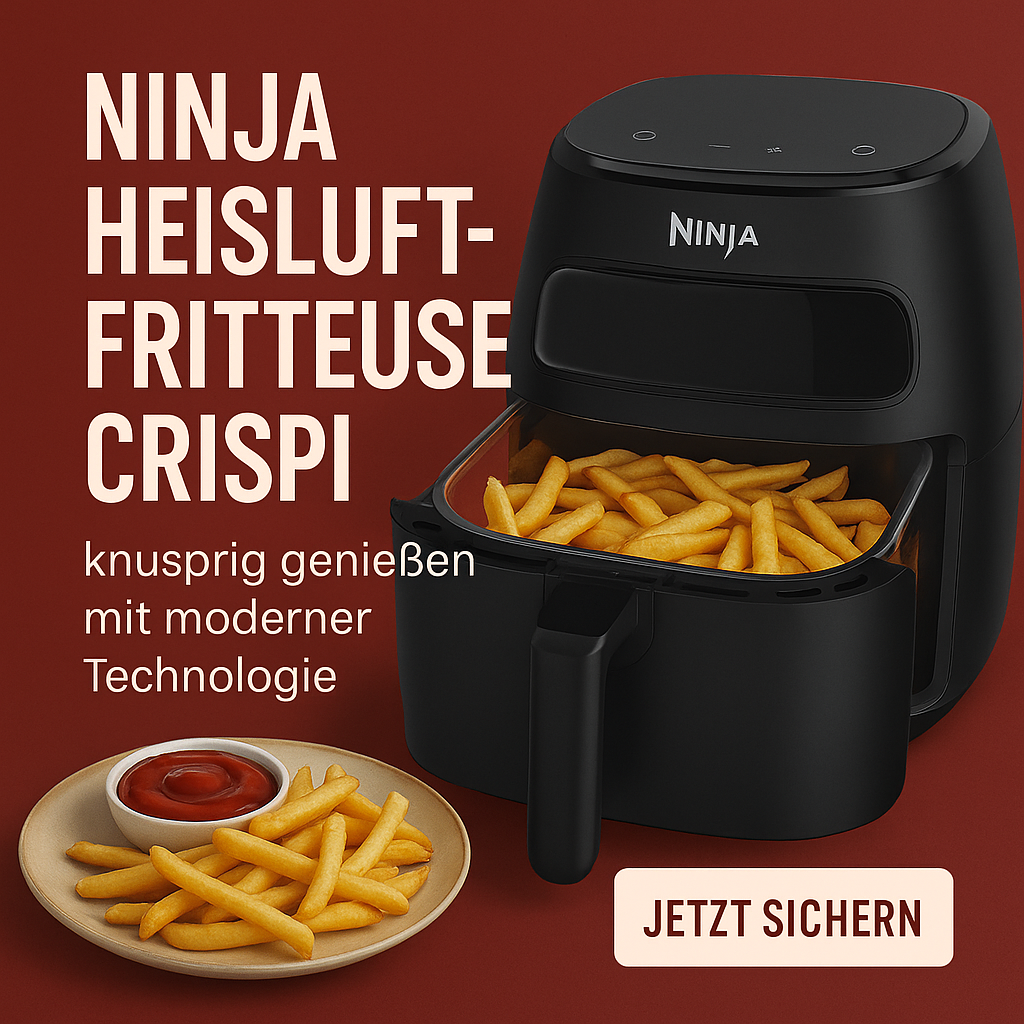Bild von Ninja Heißluftfritteuse Crispi – knusprig genießen mit moderner Technologie